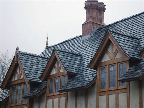 metal roof on tudor house|this old house shingles.